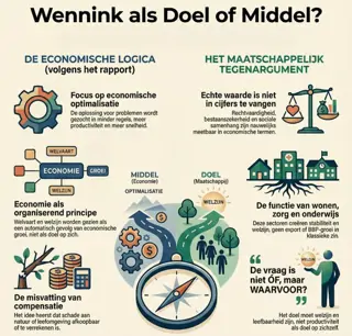 Rapport Wennink: voorbeeld van omkering doel / middel?